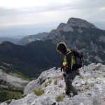 verso l'inizio della ferrata